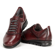 ZAPATO CASUAL PIEL BURDEOS F0354 SUSAN