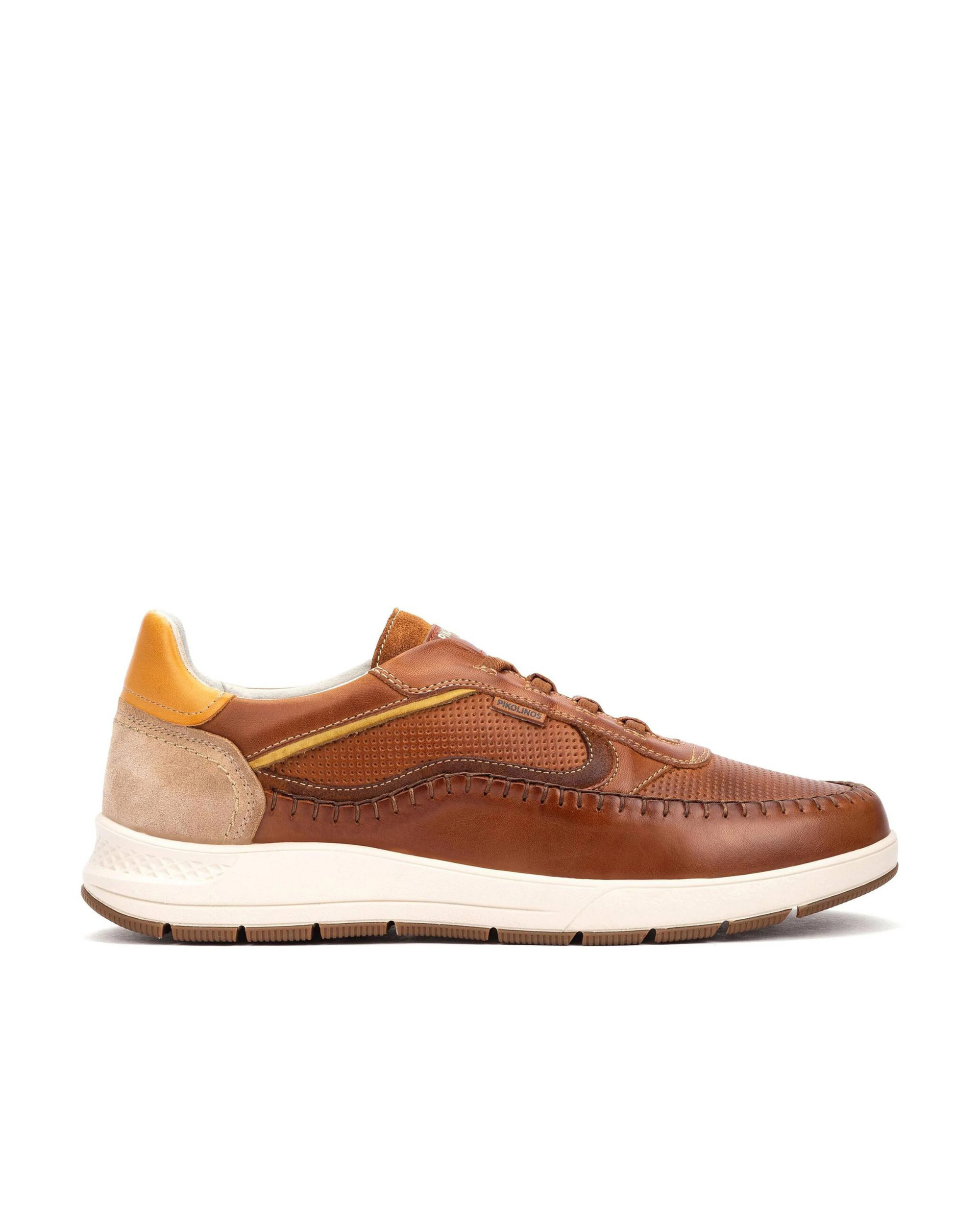 DEPORTIVOS COLOR CUERO CON CIERRE ELÁSTICO PARA HOMBRE PIKOLINOS M7W-6423C1