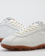 ZAPATO MUJER WONDERS CON CORDONES COLOR BLANCO PLATA AP-2102