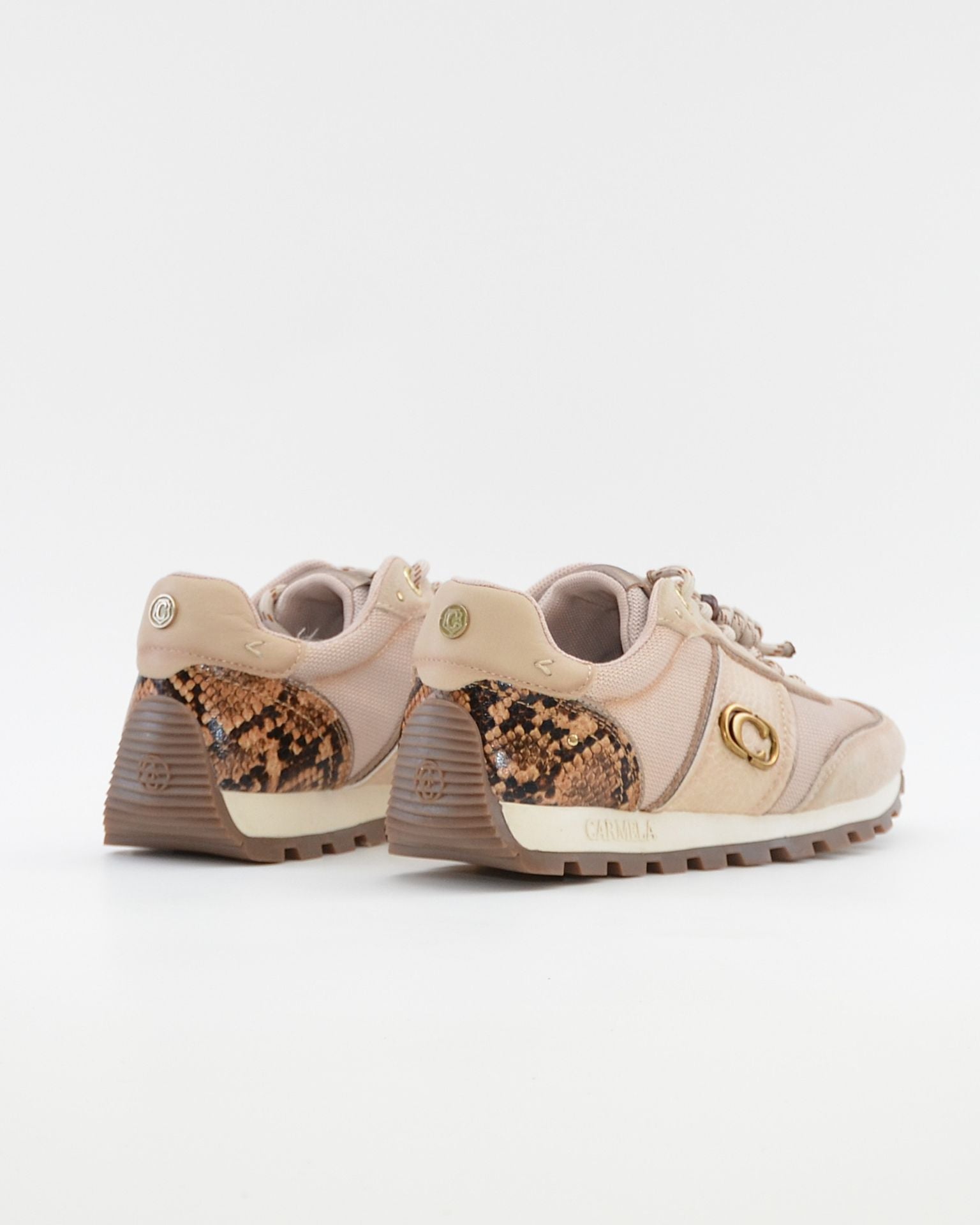 DEPORTIVO MUJER CORDONES SERRAJE BEIG CARMELA 164237