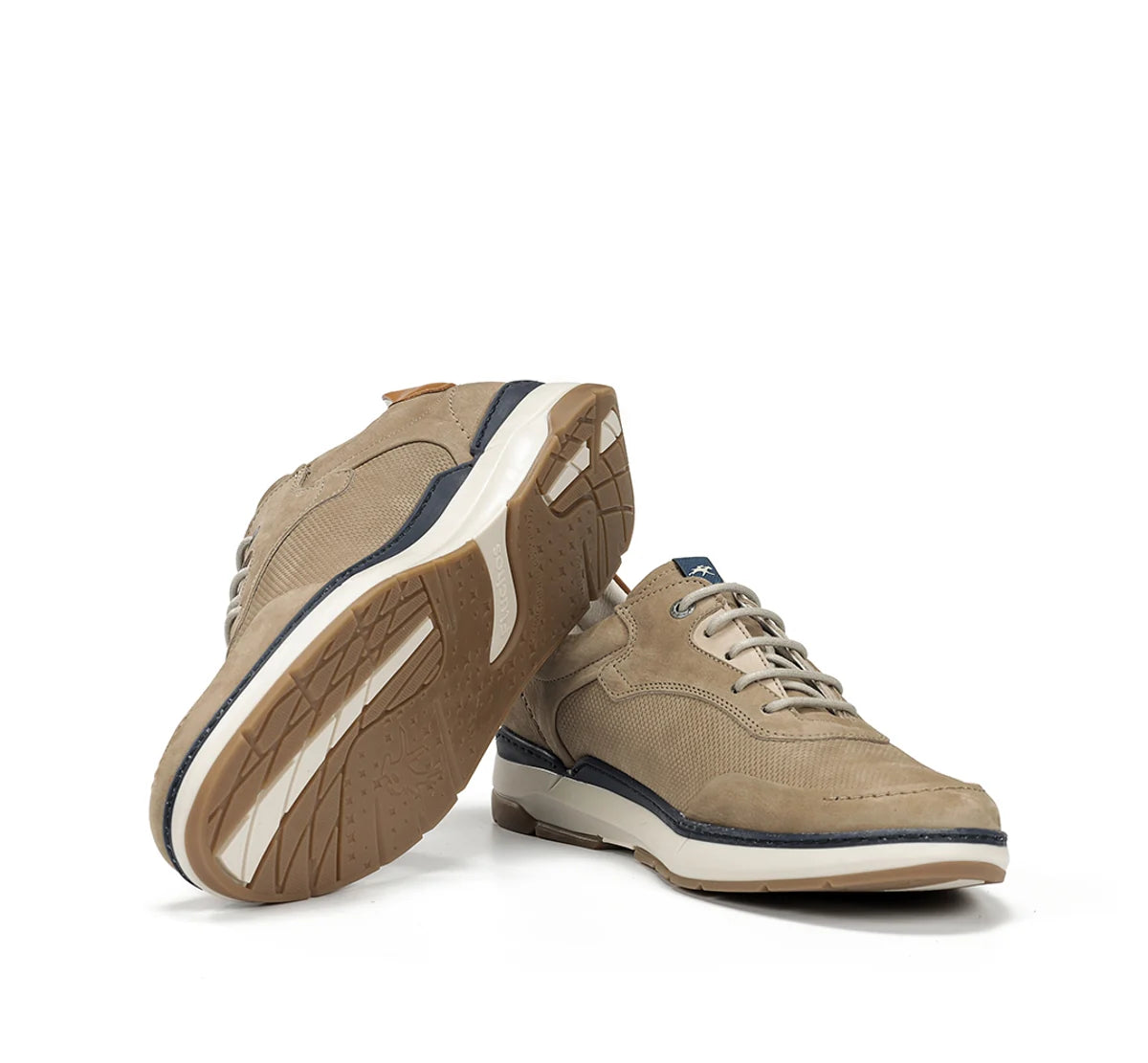 ZAPATO CASUAL HOMBRE FLUCHOS COLOR TAUPE CON CORDON JEFF F2210 MARMOTA