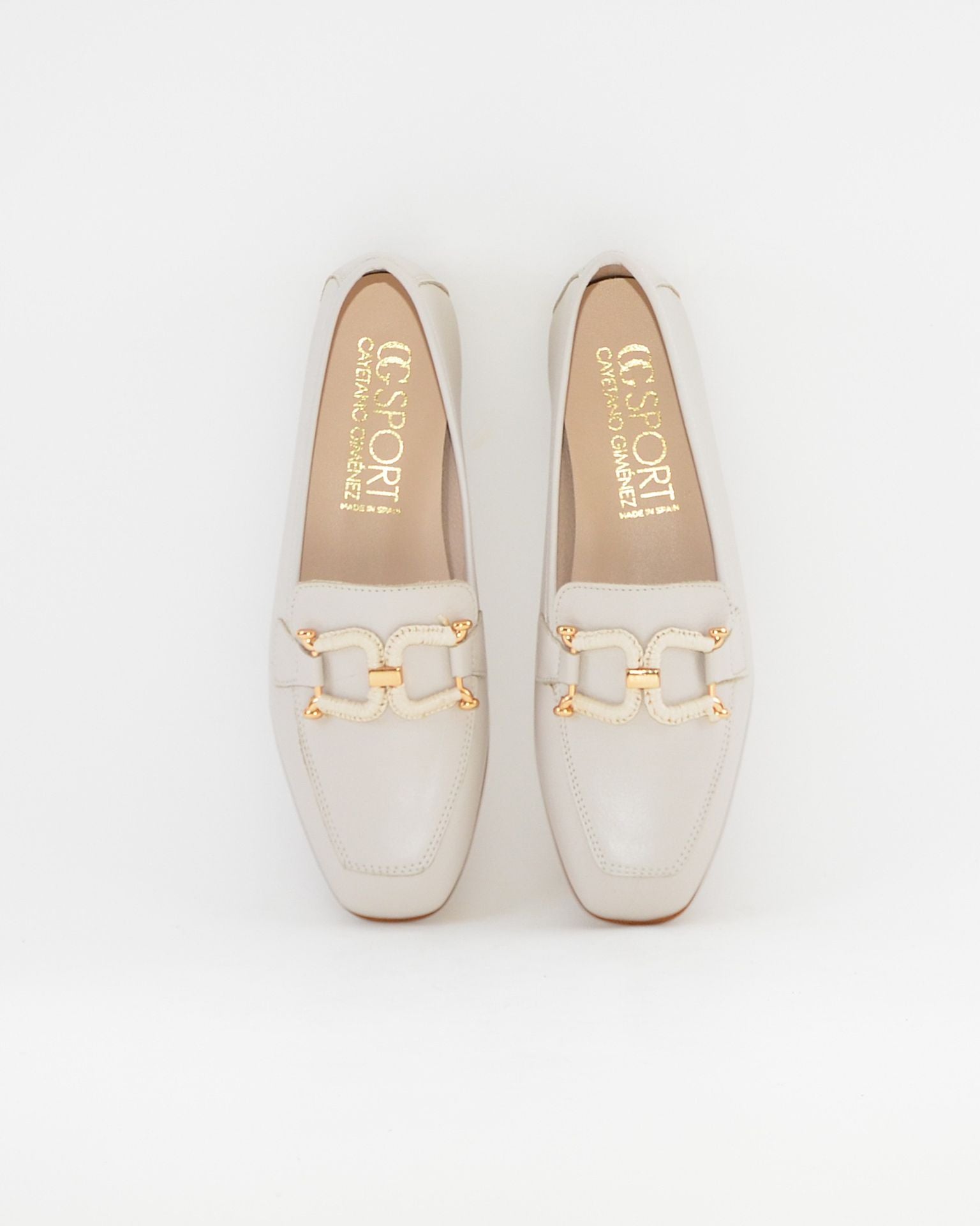 ZAPATO MOCASIN MUJER PLANO COLOR BEIG ARCE CAYETANO 17200