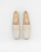 ZAPATO MOCASIN MUJER PLANO COLOR BEIG ARCE CAYETANO 17200