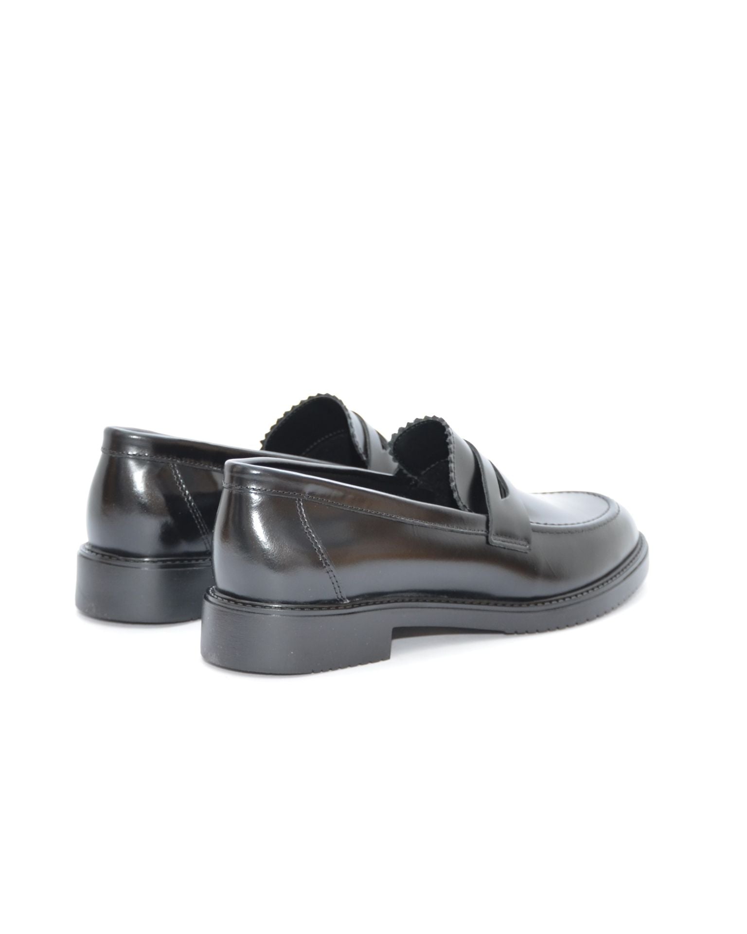 MOCASIN MUJER FLORENTIC NEGRO PISO GOMA