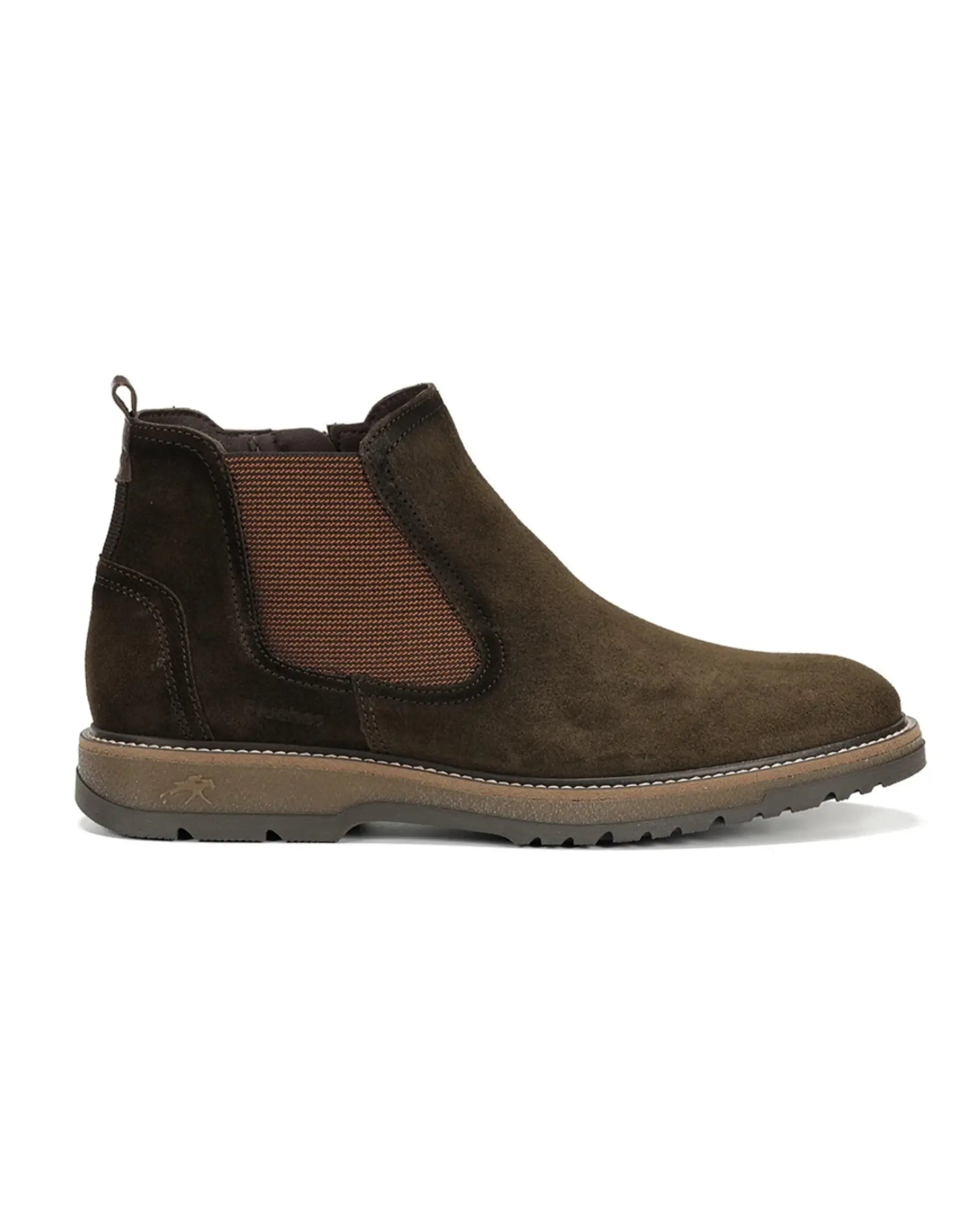 BOTIN CHELSEA HOMBRE SERRAJE MARRON FLUCHOS BUGGY F2323 CAFÉ