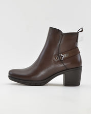 BOTIN MUJER MARRÓN TACON ANCHO FLUCHOS NYDIA F1798