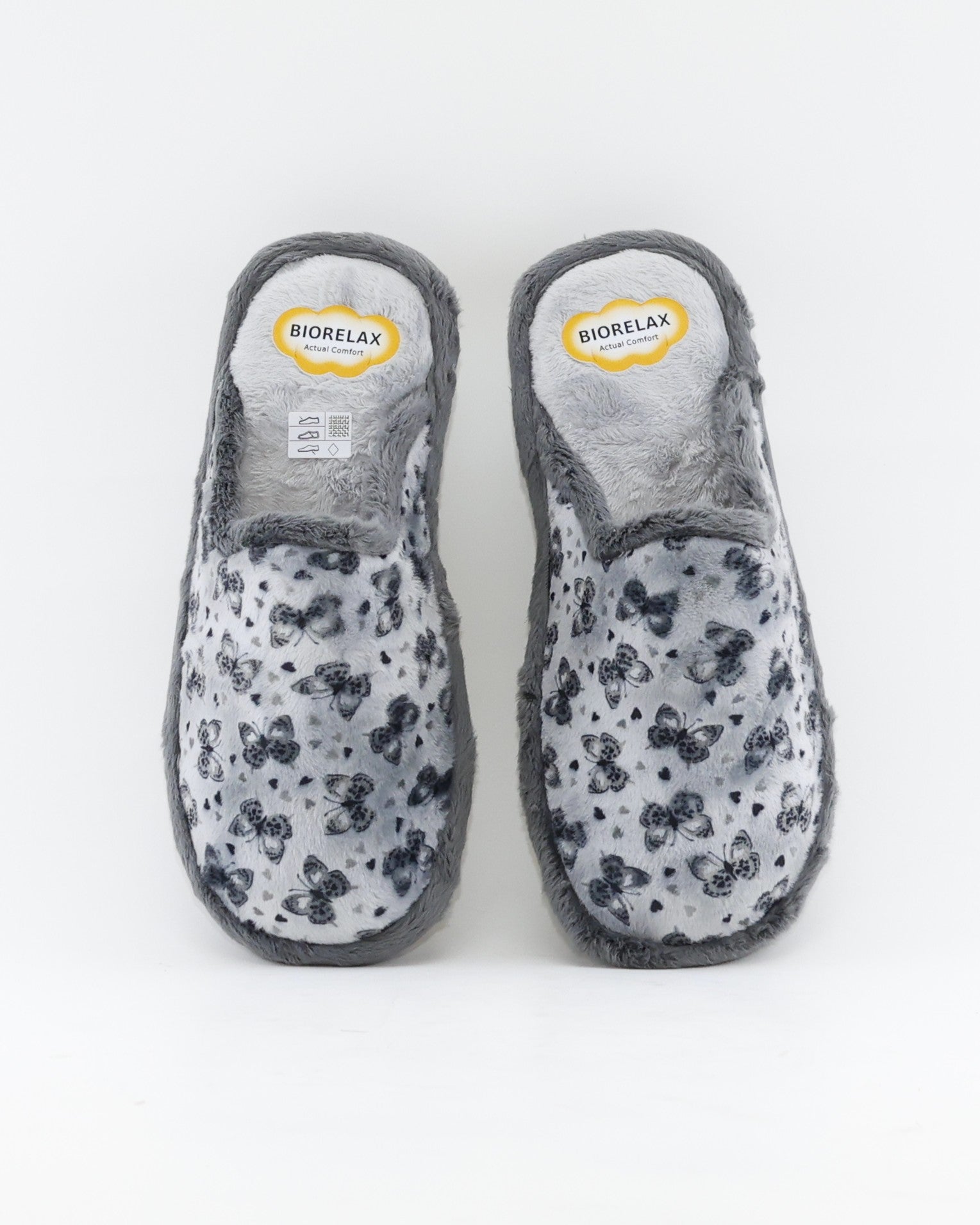 ZAPATILLAS DE CASA MUJER CON CUÑA BIO RELAX 1800 APONI GRIS