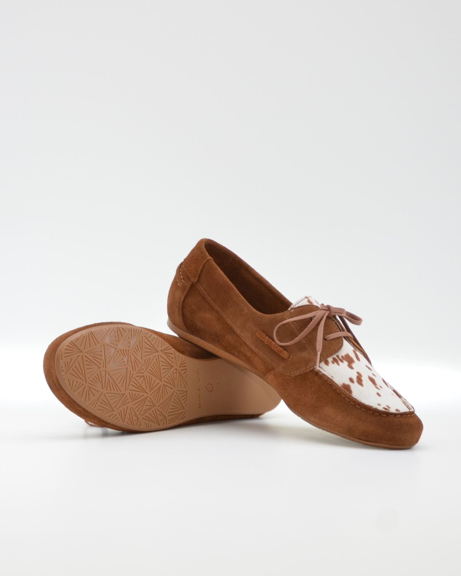 MOCASIN NAUTICO MUJER SERRAJE CUERO PONY LACOMBA NARCISUS
