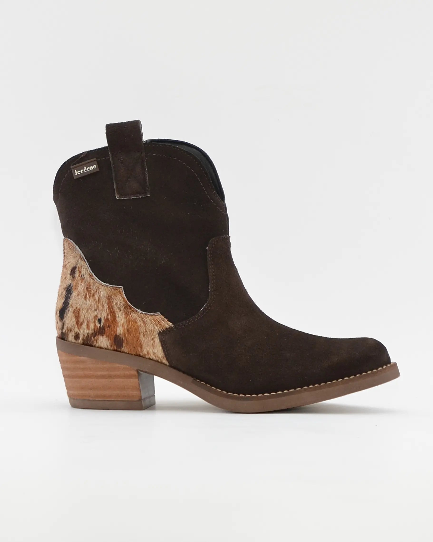 BOTIN MUJER COWBOY COLOR SERRAJE MARRÓN JORDANA 5172