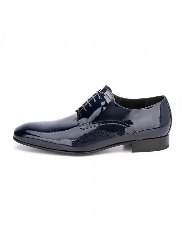 ZAPATO VESTIR HOMBRE CHAROL AZUL SERGIO S. 2356 LUXORY MARINO
