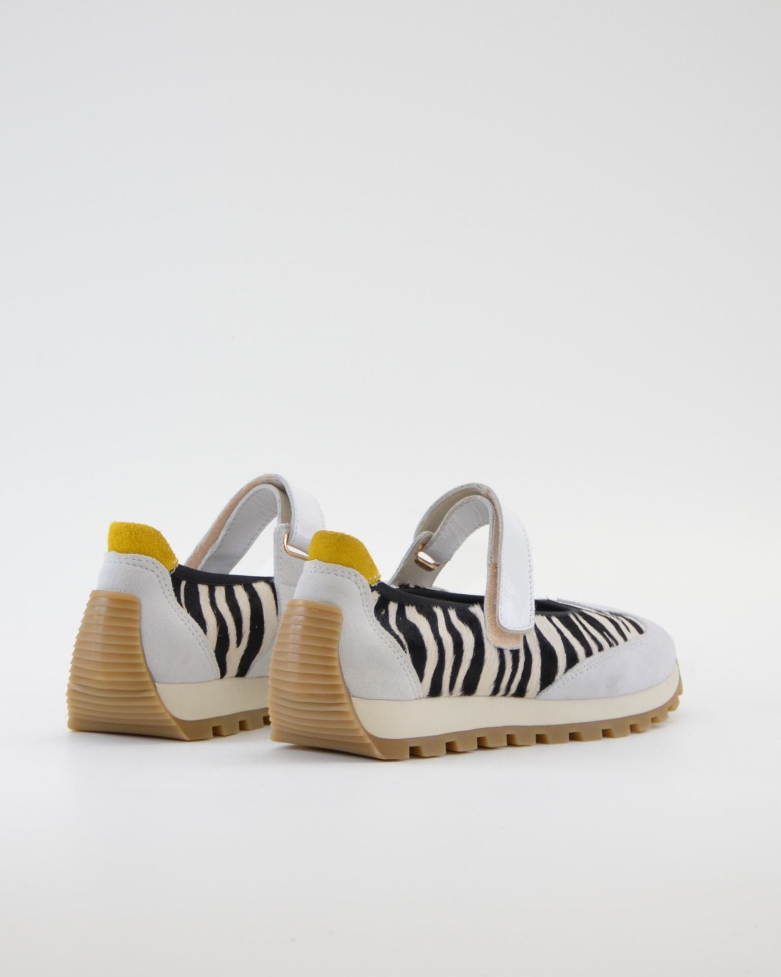 DEPORTIVO MARY JANE COMBI BLANCO ANIMAL PRINT LACOMBA YARROW PLANTILLA EXTRAIBLE