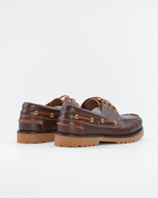 NAUTICO HOMBRE COLOR MARRON SEAHORSE PISO DE GOMA COSIDO