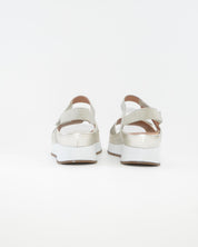 SANDALIA PLANTILLA EXTRAIBLE MUJER TRES VELCROS ANCHO ESPECIAL COLOR VERDE PIE SANTO 260422 EUCALIPTO
