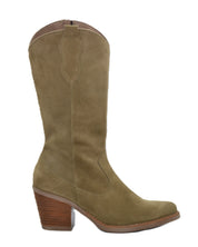 BOTA TEJANA MUJER SERRAJE KAKI 5140