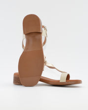 SANDALIA MUJER TACON BAJO COMBI HIELO PLANTA DE GEL OH MY SANDALS 5893