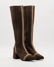 BOTAL ALTA LICRA MARRON A5400