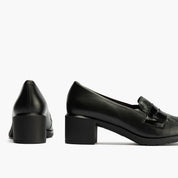 MOCASIN TACON MEDIO NEGRO 10740