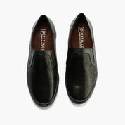 MOCASIN ANCHO ESPECIAL LICRA NEGRO 10711