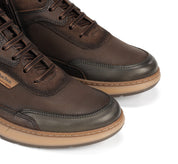 BOTIN MARRON CORDON Y CREMALLERA F2280 JEFF CAFÉ