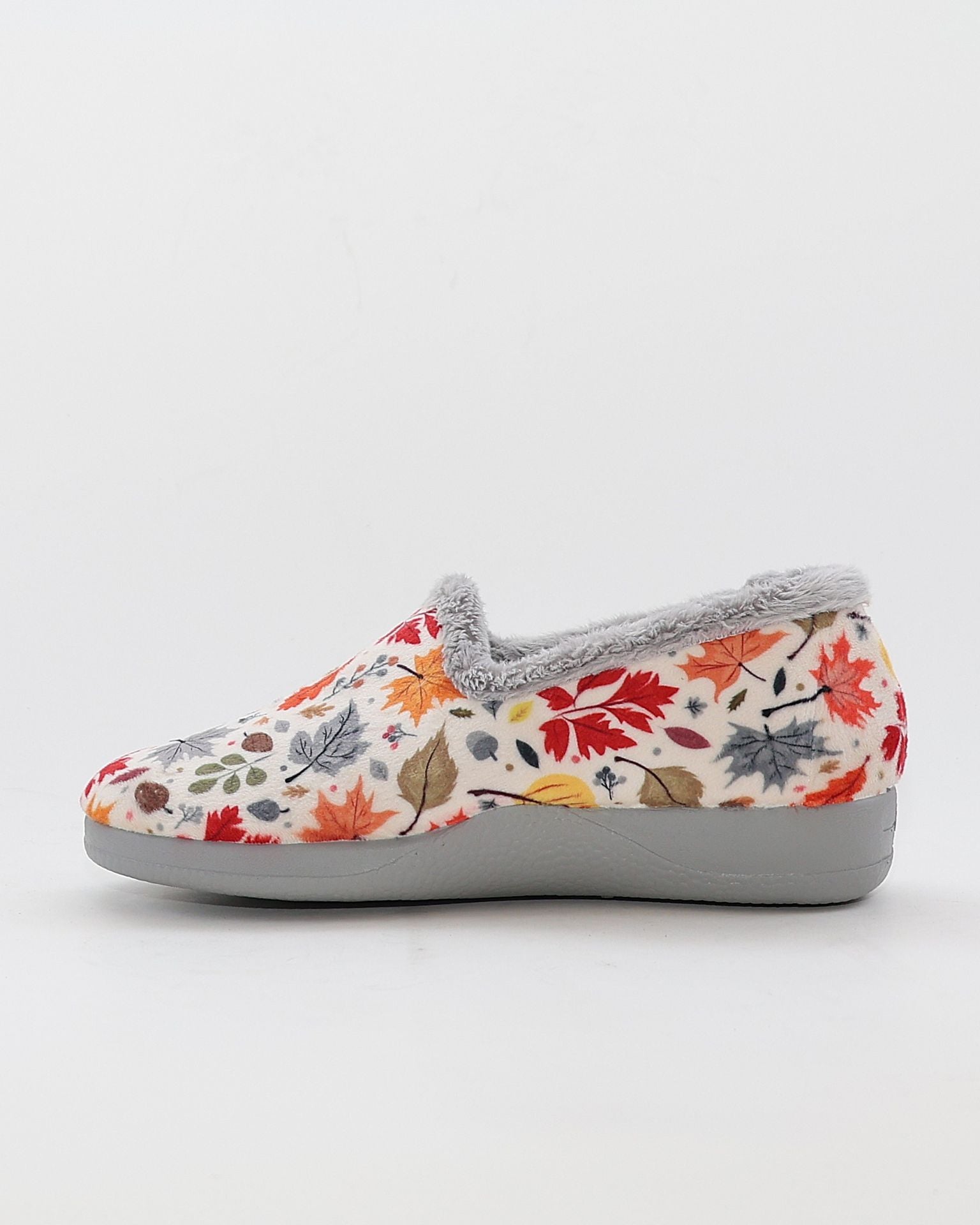 ZAPATILLAS DE CASA MUJER CERRADA DEVALVERDE 1210 GRIS