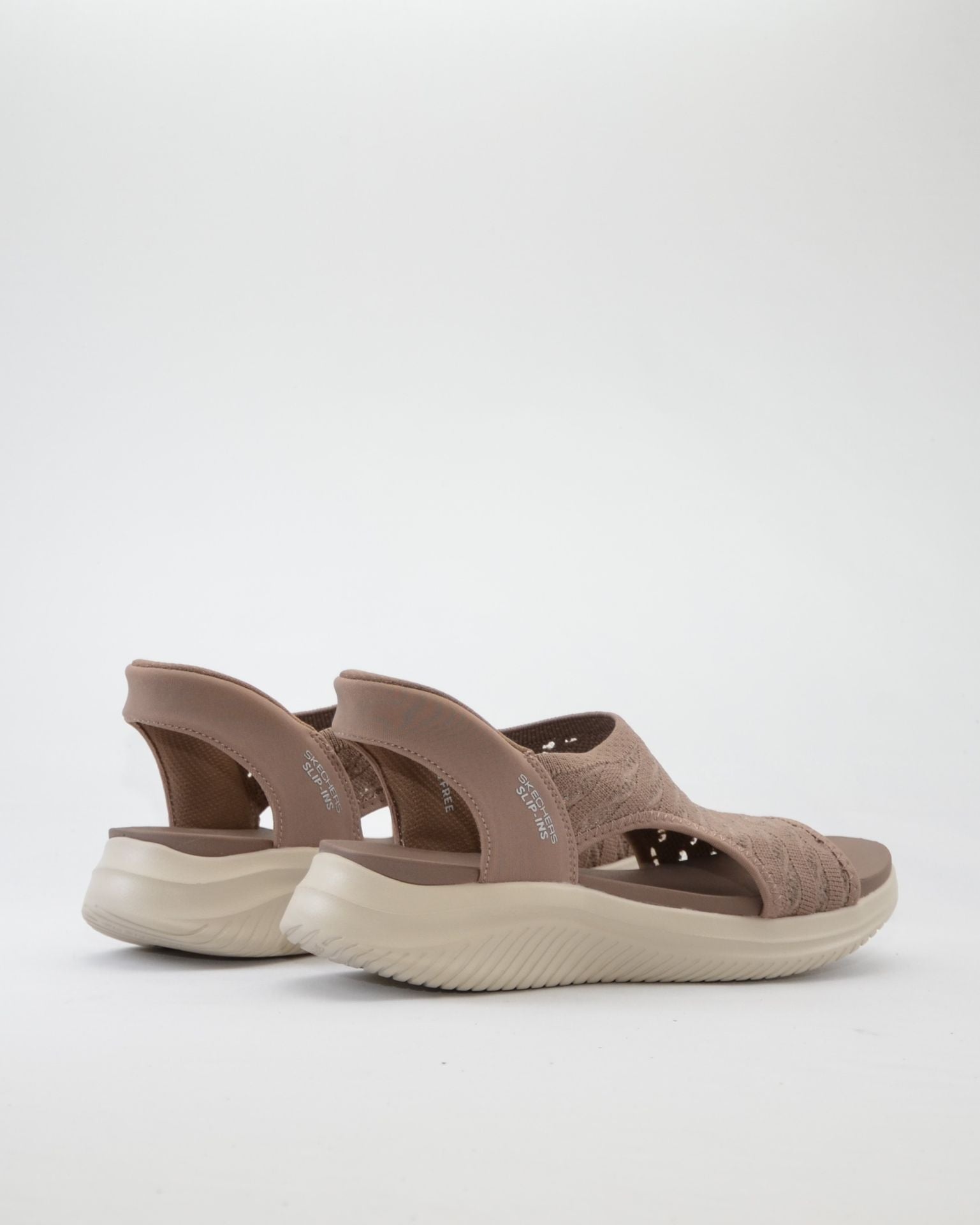 SANDALIAS SKECHERS MUJER COLOR TAUPE SLIP-INS 119805 MOC