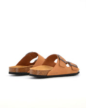 SANDALIA BIO MUJER DOS HEBILLAS D´KORKINS PARIS NOBUCK CAMEL