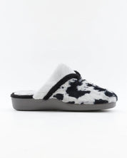ZAPATILLAS DE CASA MUJER ABIERTA DEVALVERDE 1205 GRIS VACA