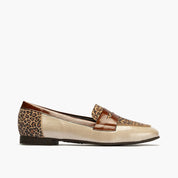 MOCASIN PLANO BEIG ANIMAL PRINT 10870