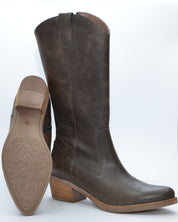 BOTA TEJANA  MARRON CHOCOLATE 6417