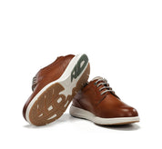 ZAPATO FLUCHOS HOMBRE CORDONES COLOR CUERO KADIR F2444
