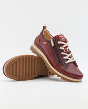 ZAPATO DE CORTE DEPORTIVO MUJER CORDON Y CREMALLERA PIKOLINOS  ARCILLA W3W-6979 VIGO