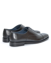 ZAPATO HOMBRE OXFORD COLOR NEGRO SUELA DE CUERO