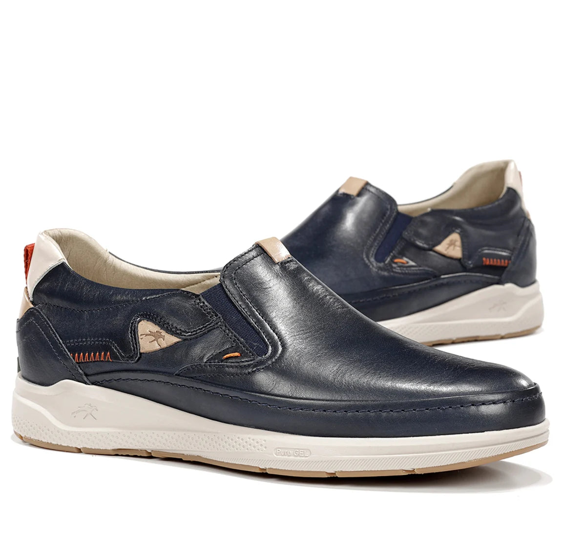 ZAPATO MOCASIN HOMBRE COLOR AZUL MARINO FLUCHOS KADIR F2445