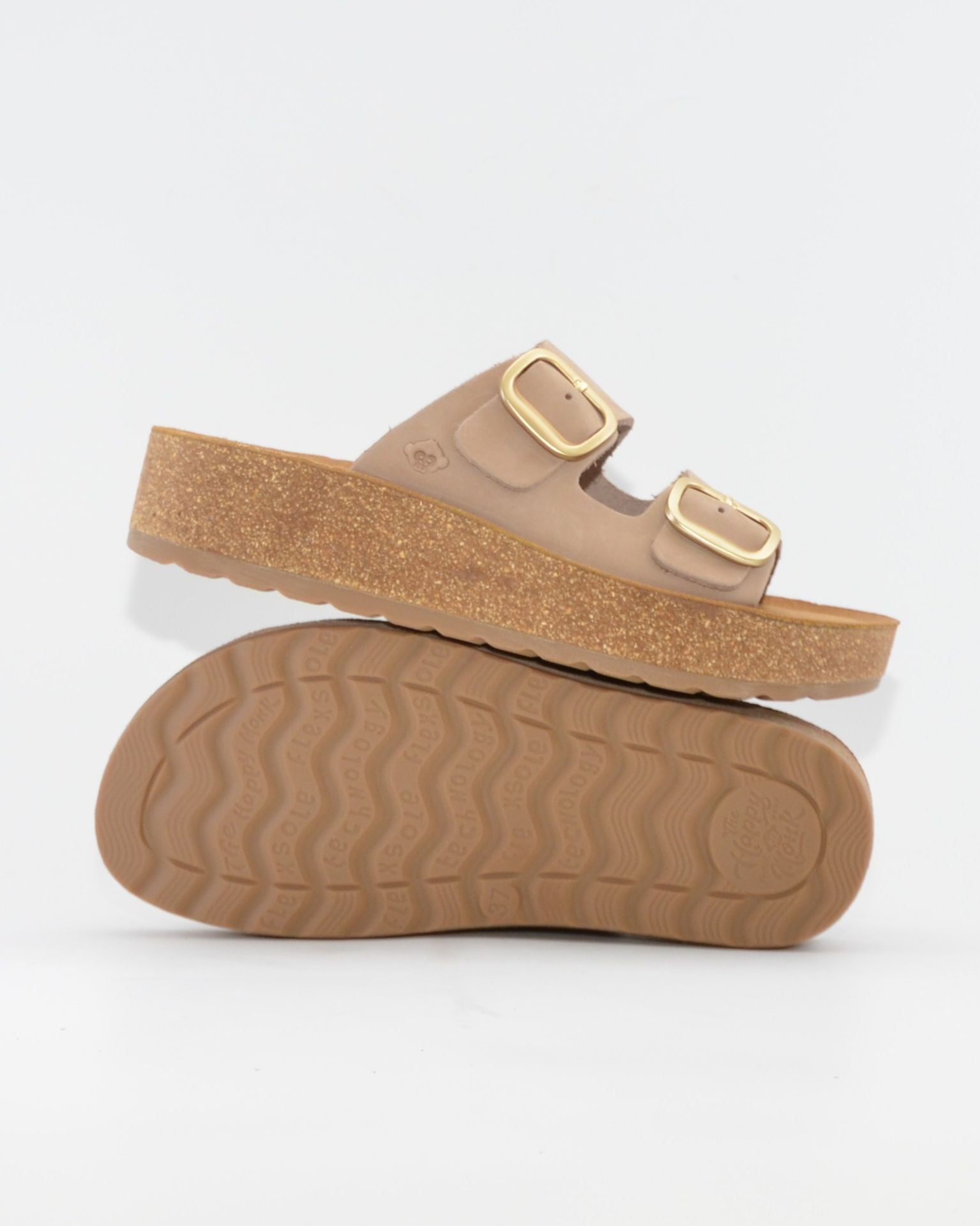 SANDALIA BIO PLATAFORMA NOBUCK TAUPE HAPPY MONK GOMERA 002