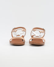 SANDALIA MUJER TACON BAJO PLANTA DE GEL OH MY SANDALS 5893 CAVA COMBI