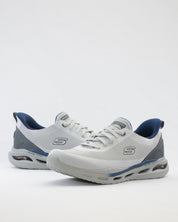 SNEAKERS HOMBRE SKECHERS GRIS Y AZUL 210994 LTGY ELASTICOS SLIP-INS