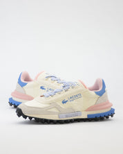 SNEAKERS LACOSTE MUJER ELITE ACTIVE 1261 SFA CREMA AZUL ROSA