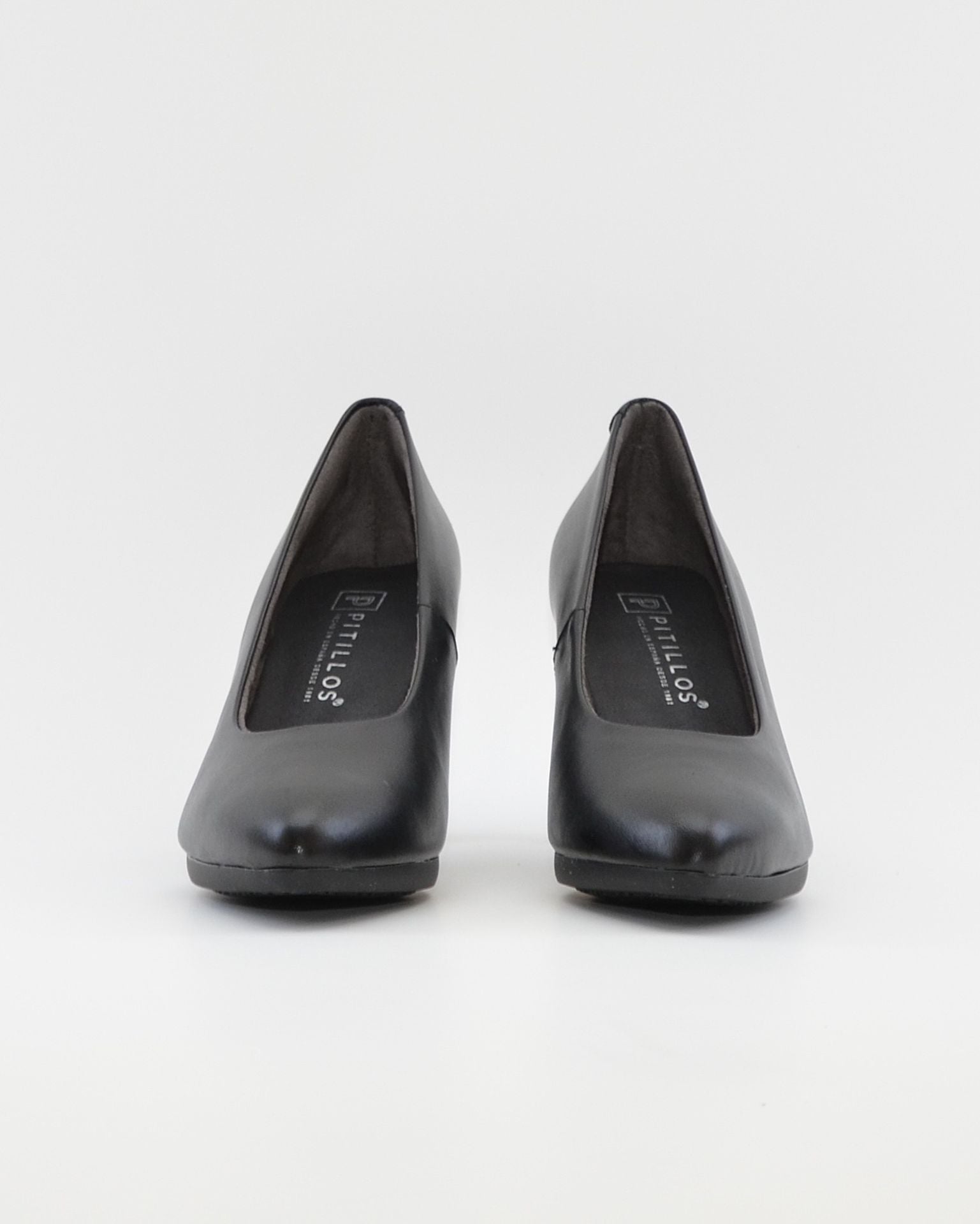 ZAPATO SALON MUJER PITILLOS NAPA NEGRO 30537