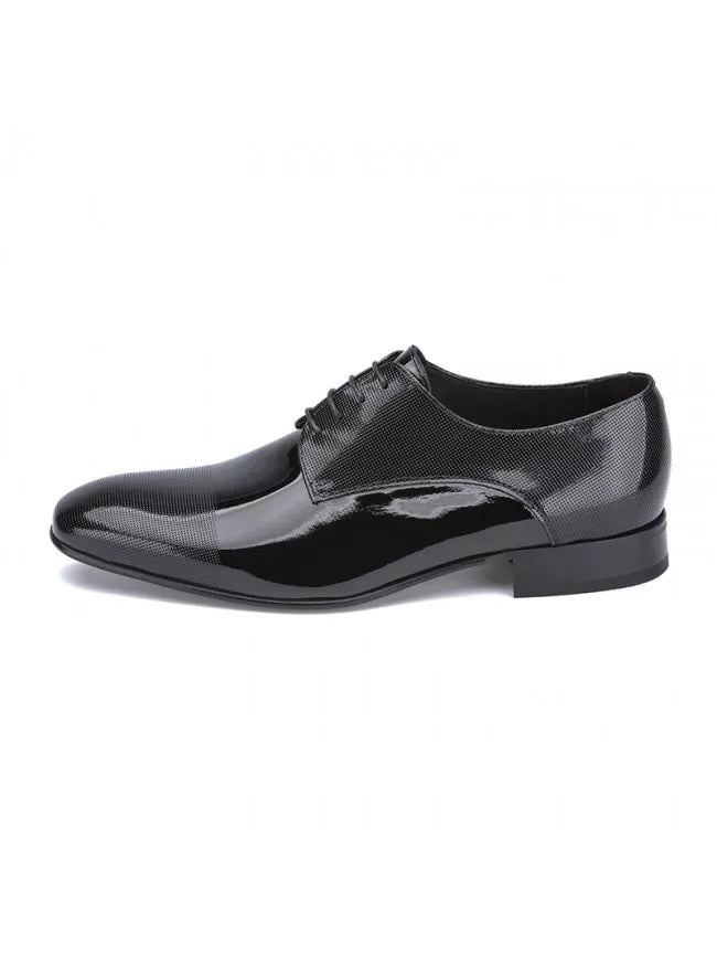 ZAPATO VESTIR HOMBRE CHAROL NEGRO SERGIO S. 2352 LUXORY