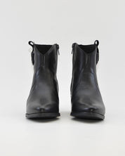 BOTIN MUJER COWBOY PIEL NEGRO CON HEBILLA KAOLA 3054