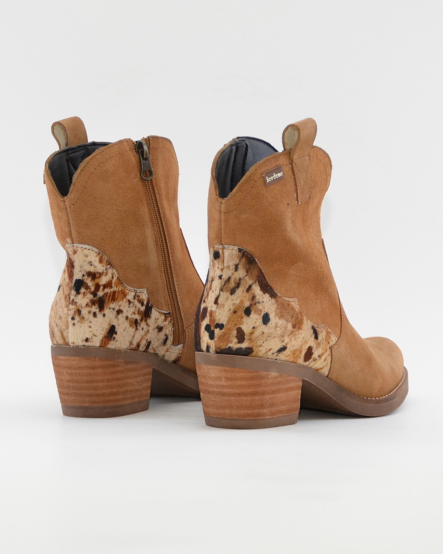 BOTIN MUJER COWBOY COLOR SERRAJE TAUPE JORDANA 5172