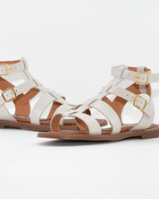 SANDALIA ROMANA MUJER PIEL COLOR HIELO LACOMBA STATICE