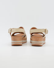 SNDALIA MUJER CUÑA COLOR BLANCO ROTO PLANTA ACOLCHADA PAULA URBAN 35-710 OFF WHITE