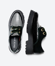 ZAPATOS MUJER CORDON CHAROL NEGRO VERDE LACOMBA DAHLIA