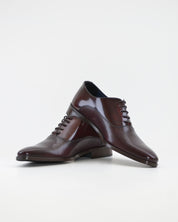 ZAPATO HOMBRE OXFORD FLORENTIC BURDEOS MICROPERFORADO