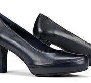 ZAPATO SALON PLATAFORMA COLOR AZUL