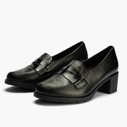 MOCASIN TACON MEDIO NEGRO 10740