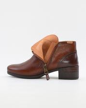 BOTIN MUJER TACON BAJO COLOR CUERO PIKOLINOS MALAGA W6W-8648