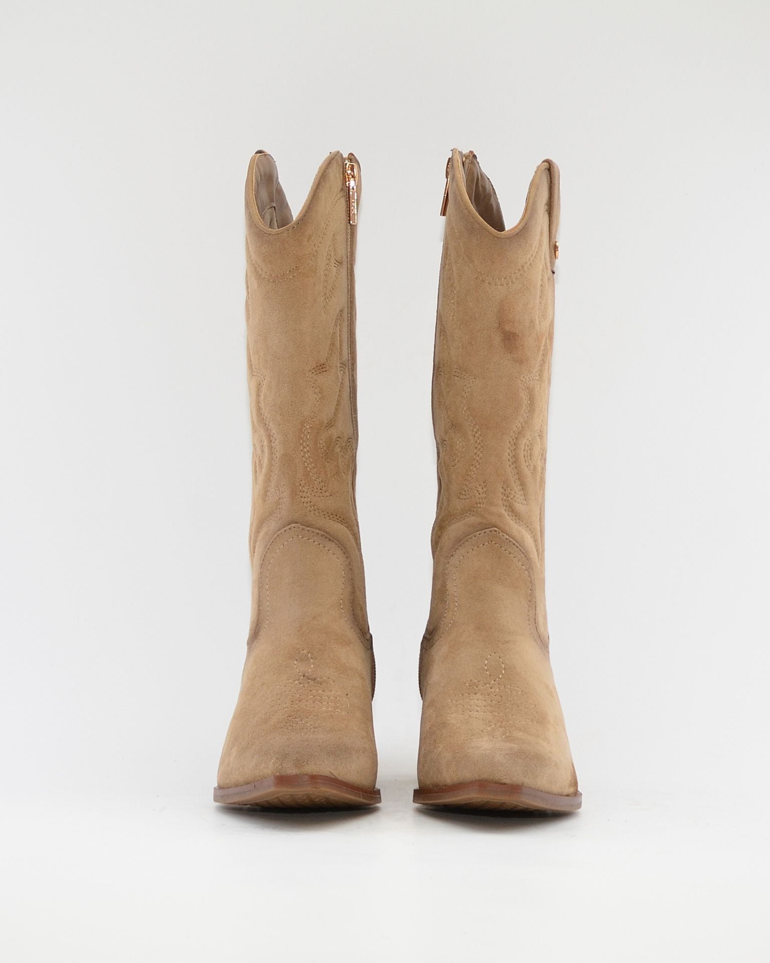 BOTA COWBOY COLOR BEIGE CON CREMALLERA  XTI 144308