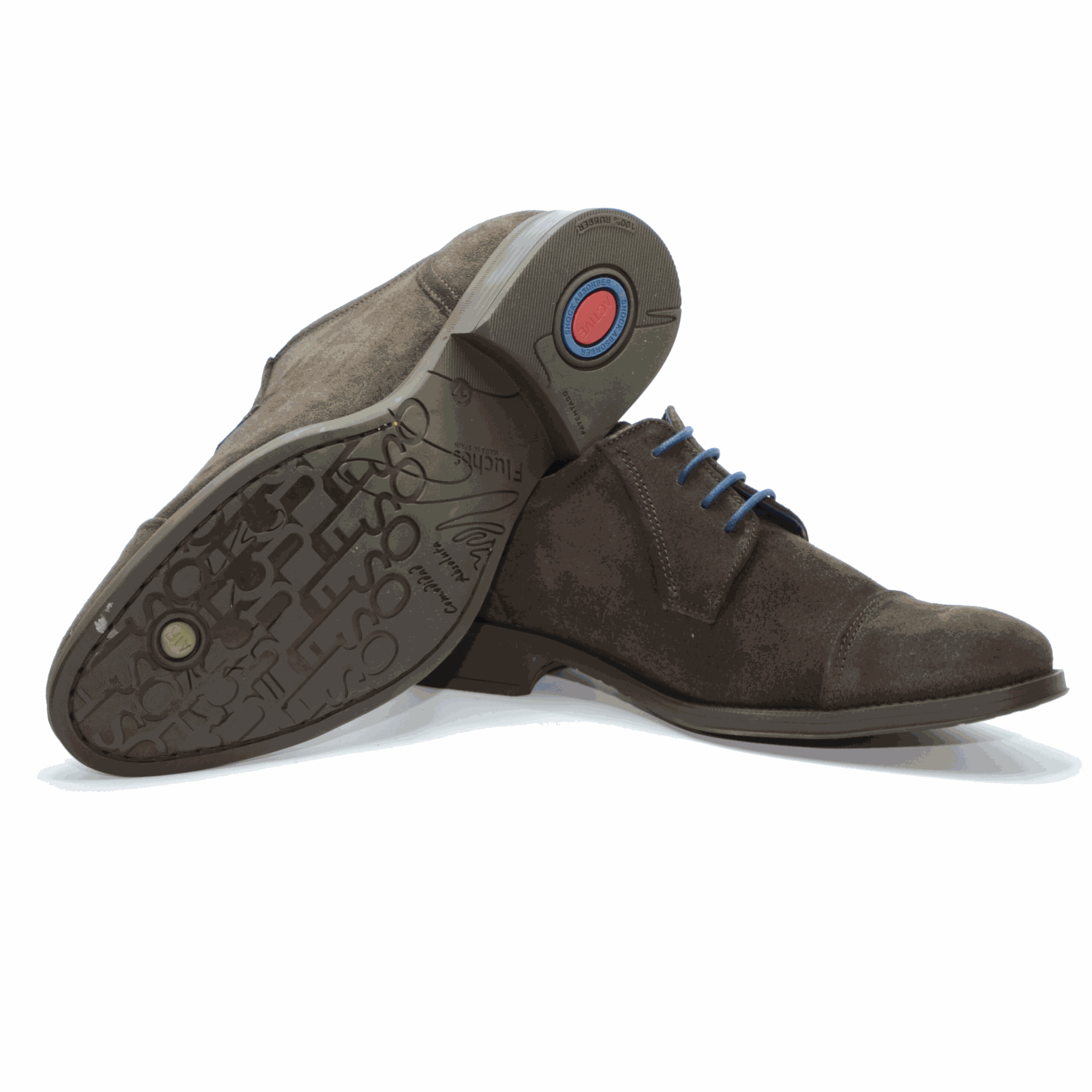 ZAPATO SERRAJE CORDON MARRON 8412 HERACLES
